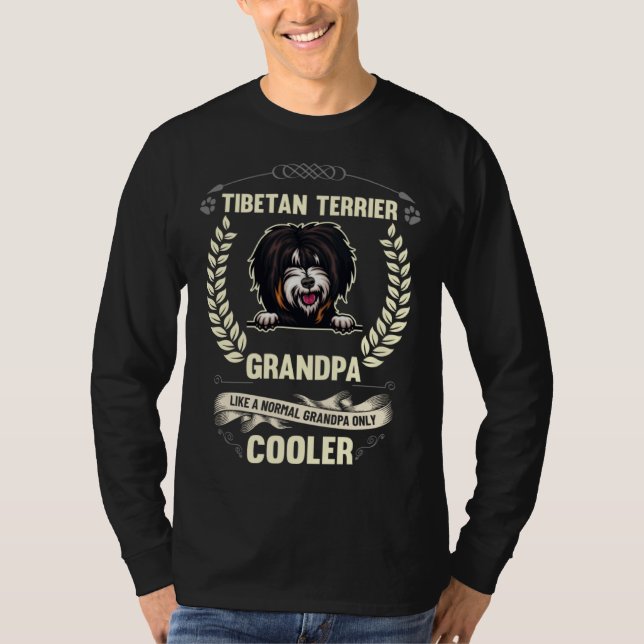 Tibetan Terrier Grandpa Like A Normal Grandpa Only T Shirt (Framsida)