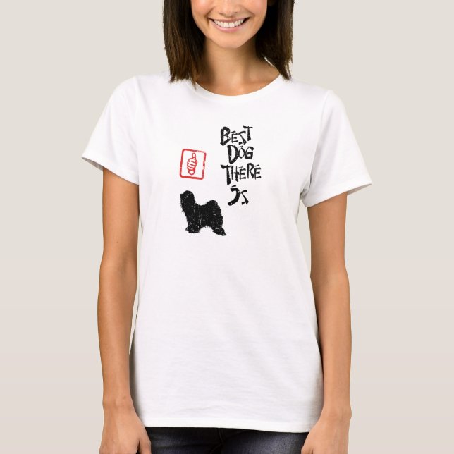 Tibetan Terrier Tee Shirt (Framsida)