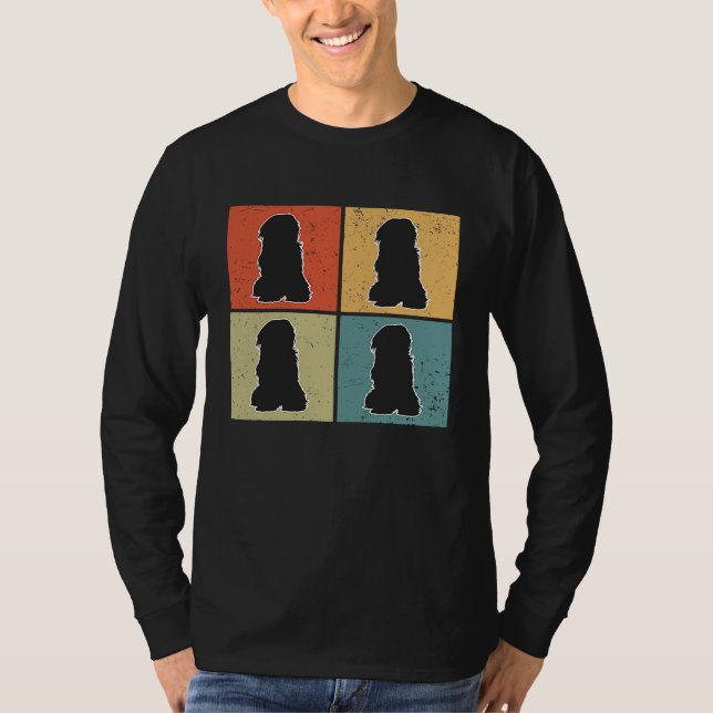 Tibetan Terrier Vintage  3 T Shirt (Framsida)