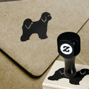 Tibetan TerrierSilhouette Stämpel