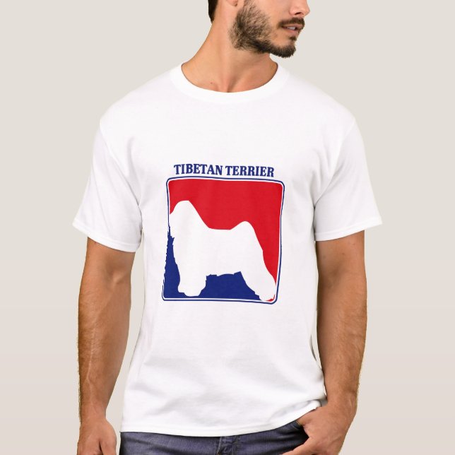 Tibetan Terriert-skjorta för högre serie T Shirt (Framsida)