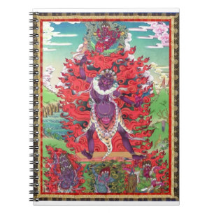 Tibetan Thangka Ekajati konst Anteckningsbok