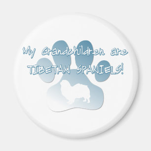 Tibetana Spanielbarnbarn Magnet