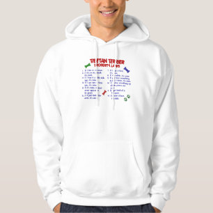 TIBETANA TERRIERegendomlagar 2 Hoodie
