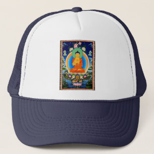 Tibetana Thangka Prabhutaratna Buddha Keps