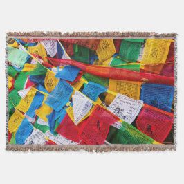 Tibetansk bön flaggor - Tibet Filt