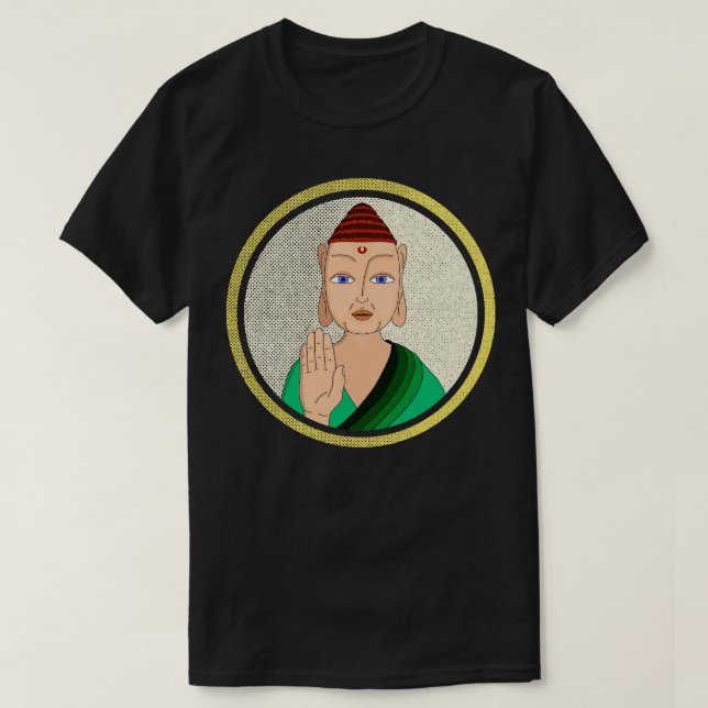 Tibetansk Buddha 1 T Shirt (Design framsida)