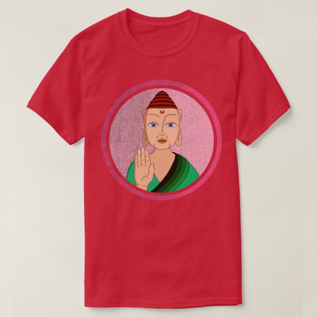 Tibetansk Buddha T Shirt (Design framsida)