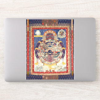 Tibetansk buddhistisk livshjulet klistermärken