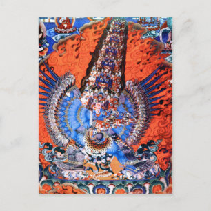 Tibetansk buddistisk konst (Chemckok Heruka) Vykort