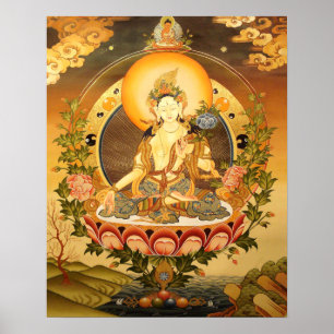 Tibetansk buddistisk konst poster