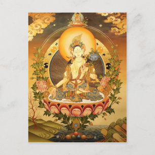 Tibetansk buddistisk konstvykort vykort