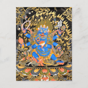 Tibetansk buddistisk konstvykort vykort