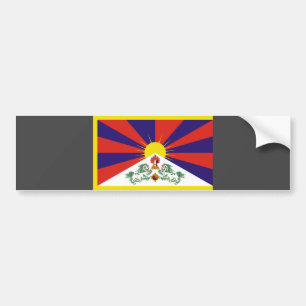 Tibetansk Flagga Bildekal