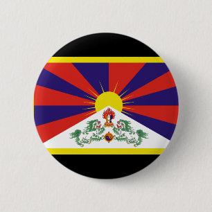 Tibetansk Flagga Knapp
