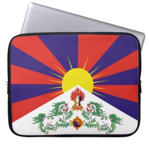 Tibetansk Flagga Laptop Fodral