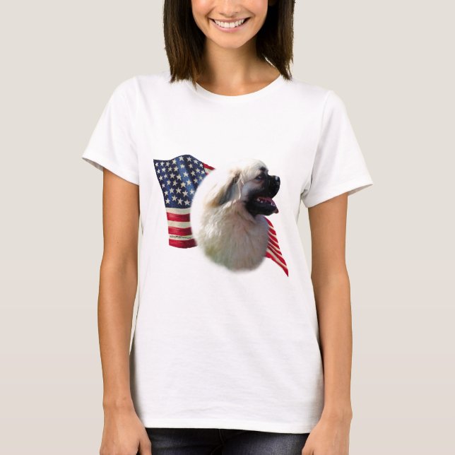 Tibetansk Flagga Tee Shirt (Framsida)