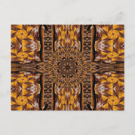 TIBETANSK GULD LOTUS 8 VYKORT