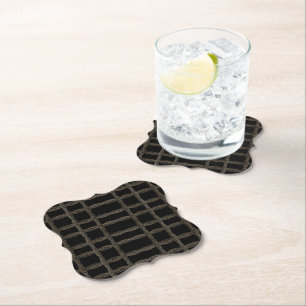 Tibetansk Himalayan Många Öga Etched Pärlor Underlägg Papper