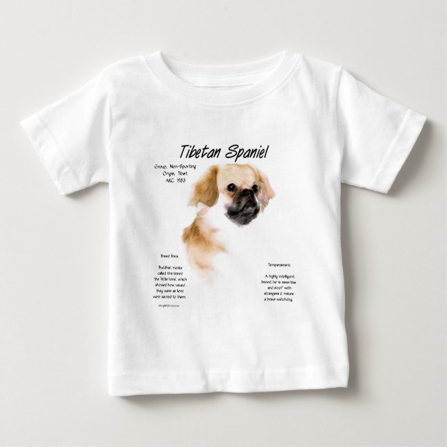 Tibetansk historiedesign för spanjorer tee shirt (Framsida)