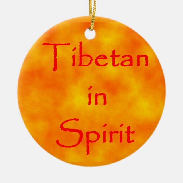 Tibetansk i spritcirkelns ornament (Framsidan)