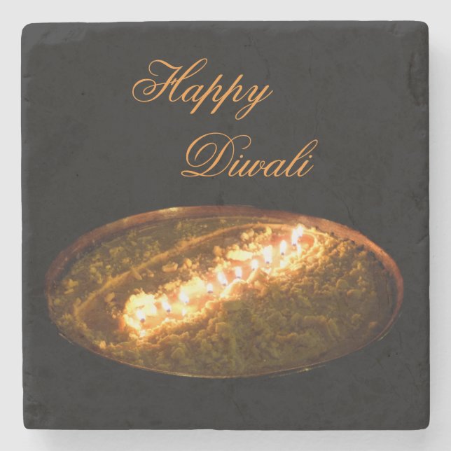 Tibetansk lampa av smör stenunderlägg (Framsidan)