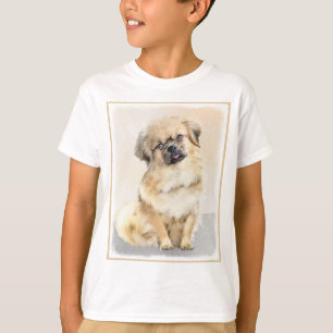 Tibetansk målning - Cute Original Hund Art T Shirt