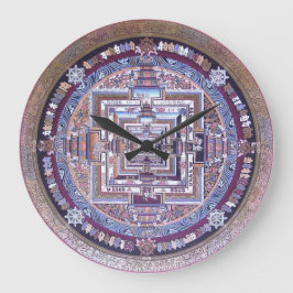 Tibetansk Mandal Clock/Serakloster/Upplysande Stor Klocka