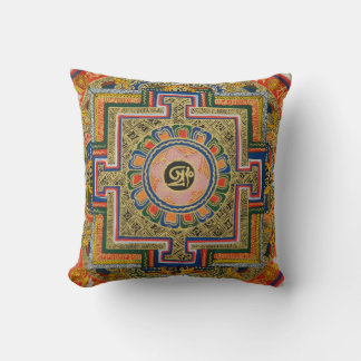 Tibetansk Mandala Antique Kudde