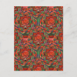 Tibetansk Mandala vykort