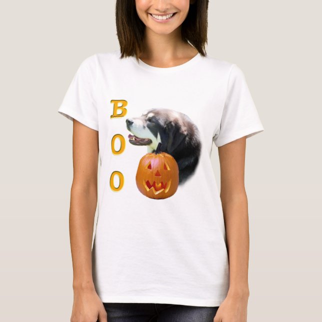 Tibetansk Mastiff Boo Tee Shirt (Framsida)