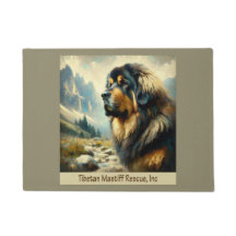 Tibetansk Mastiff Head Door Mat
