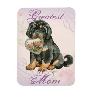 Tibetansk Mastiff Heart Mamma Magnet