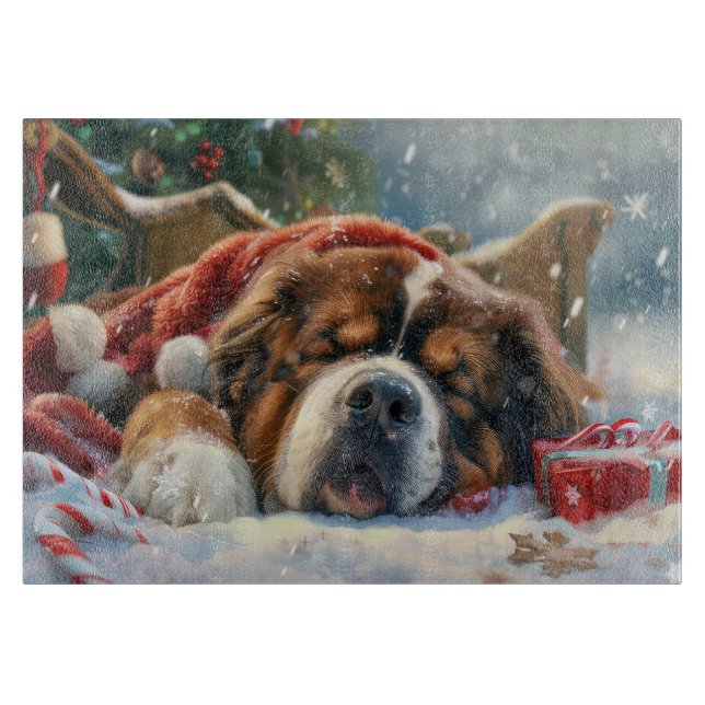 Tibetansk Mastiff Hund jul (Framsidan)