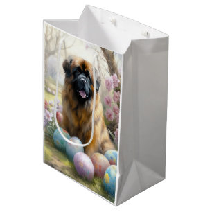 Tibetansk Mastiff Hund med Påskägg Semester 