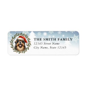 Tibetansk Mastiff Hund Returadressetiketter Returadress Etikett