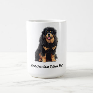 Tibetansk Mastiff Hund Skapa Din Egen Anpassad Tex Kaffemugg