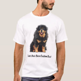 Tibetansk Mastiff Hund Skapa Din Egen Anpassad Tex T Shirt