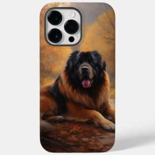 Tibetansk mastiff i Höst löv Fall Inspire
