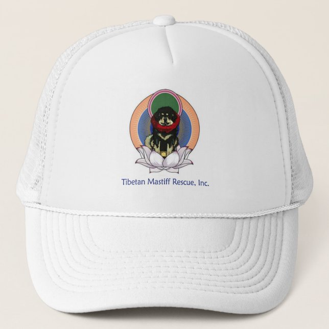 Tibetansk Mastiff Logotyp Baseball Cap. Keps (Framsida)