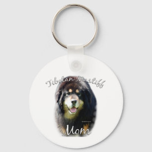 Tibetansk Mastiff Mamma 2 Nyckelring
