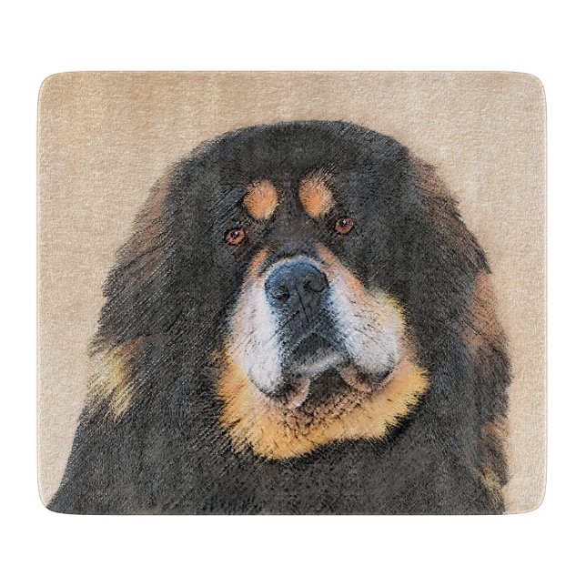 Tibetansk Mastiff Painting - Cute Original Hund Ar (Framsidan)
