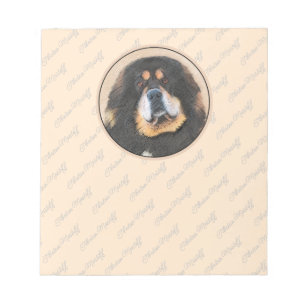 Tibetansk Mastiff Painting - Cute Original Hund Ar Anteckningsblock