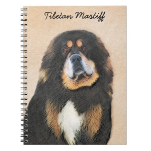 Tibetansk Mastiff Painting - Cute Original Hund Ar Anteckningsbok
