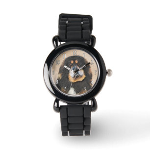 Tibetansk Mastiff Painting - Cute Original Hund Ar Armbandsur