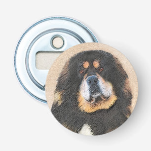 Tibetansk Mastiff Painting - Cute Original Hund Ar Flasköppnare