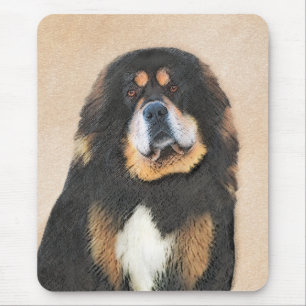 Tibetansk Mastiff Painting - Cute Original Hund Ar Musmatta