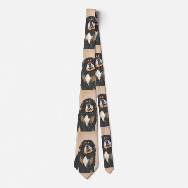 Tibetansk Mastiff Painting - Cute Original Hund Ar Slips (Framsida)