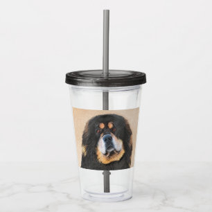 Tibetansk Mastiff Painting - Cute Original Hund Ar Take Away Mugg