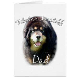Tibetansk Mastiff Pappa 2 Hälsningskort